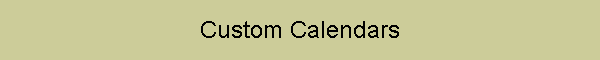 Custom Calendars